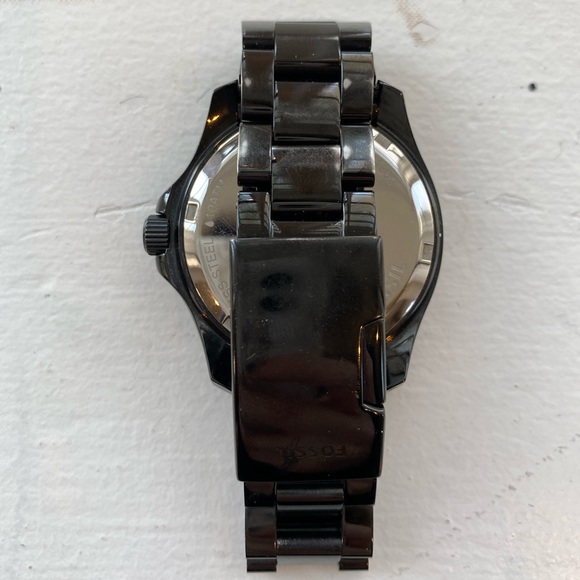 Fossil Black Ceramic Watch - Picture 5 of 9